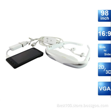 Mobile Phone 3D Video Glasses Eye Wear
